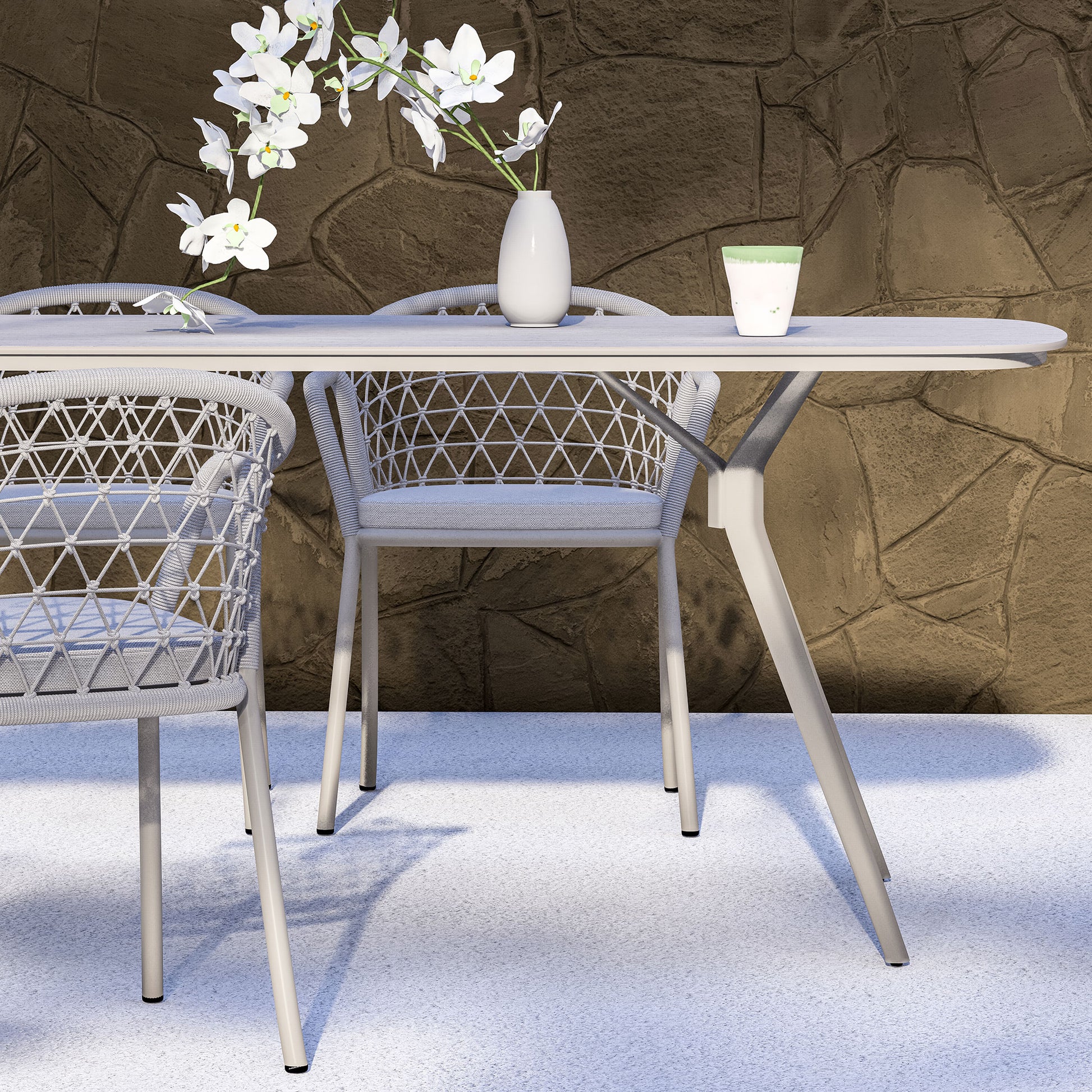 Gartentisch mit Stühlen