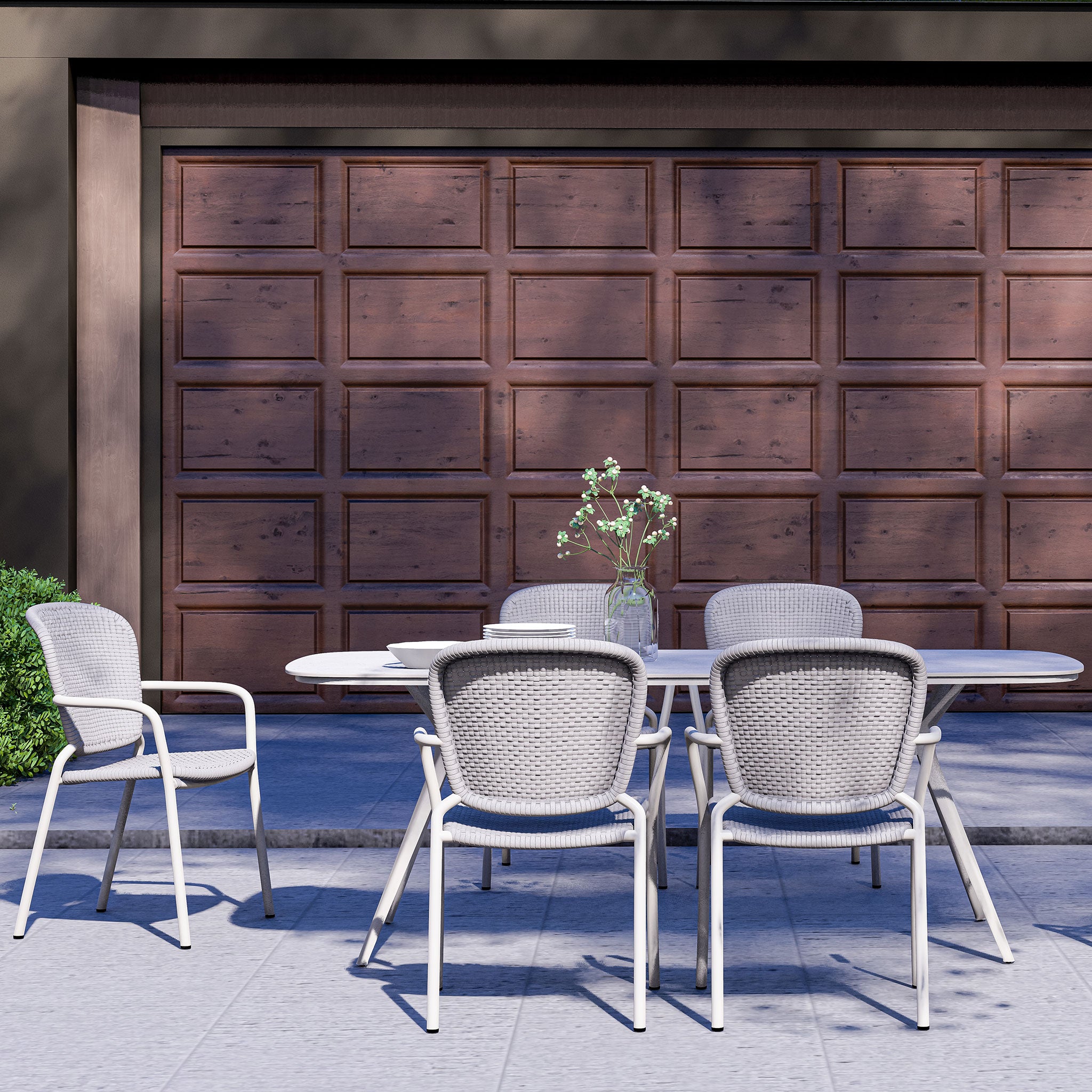 Bologna Tisch mit Vamax Sessel