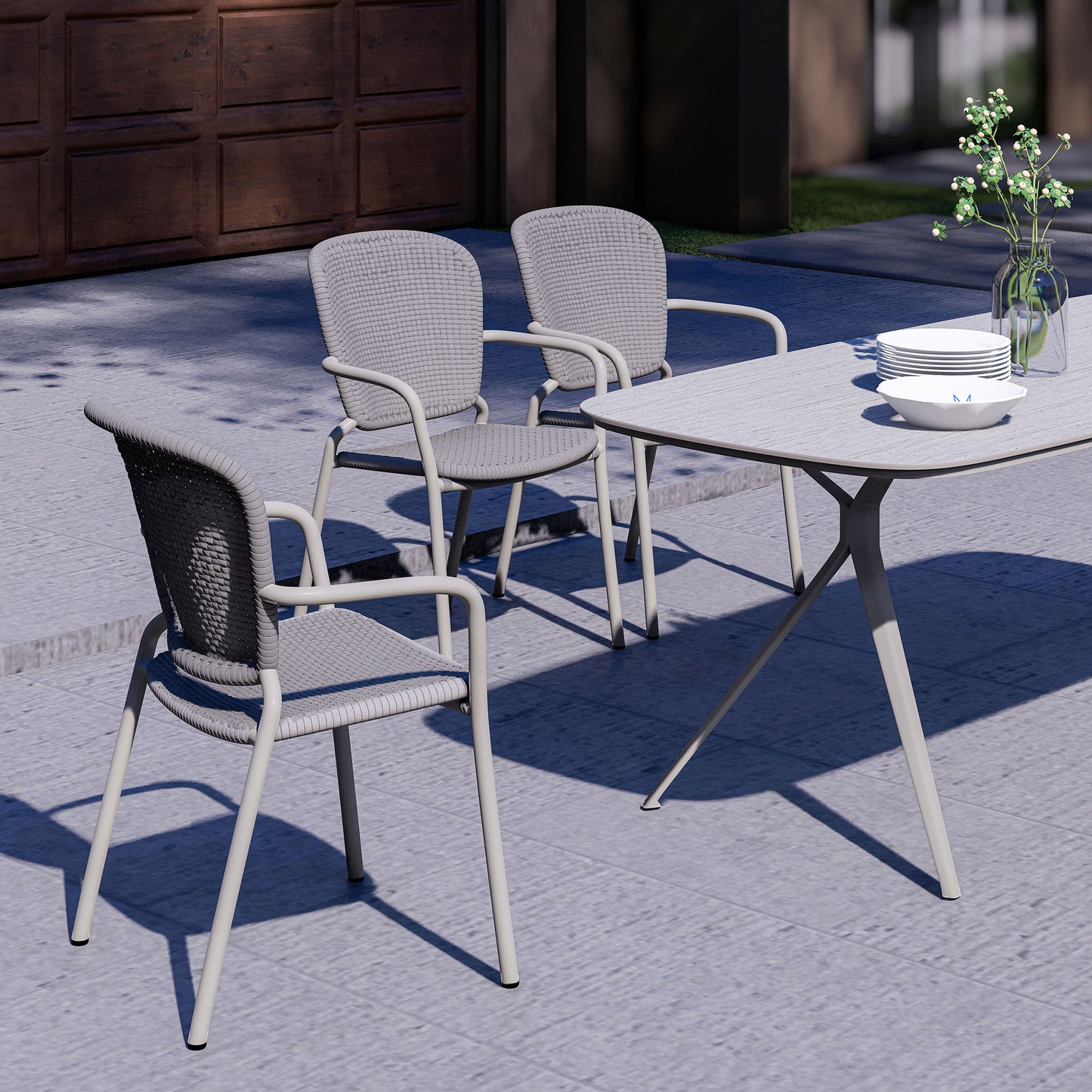 Gartentisch mit Stühlen