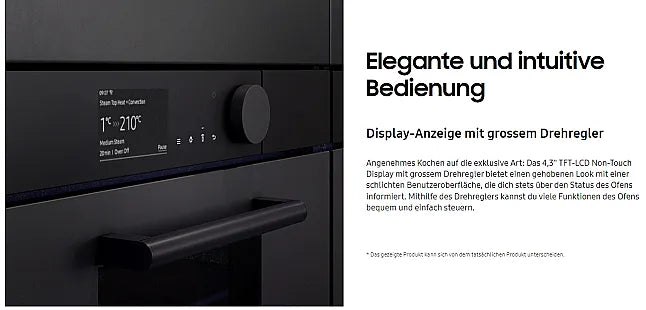 Samsung BO210 Dual Cook Steam Backofen – Ausstellungsstück, neu
