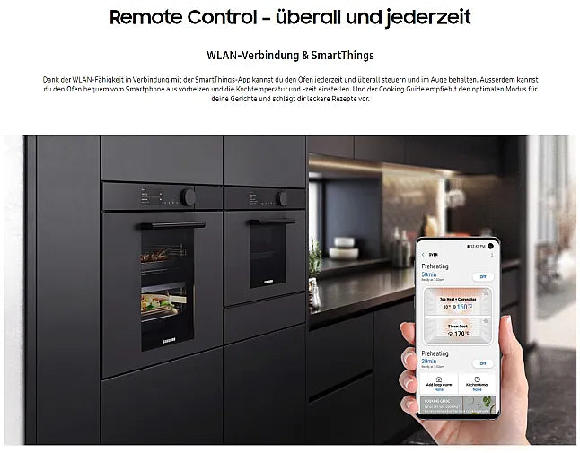 Samsung BO210 Dual Cook Steam Backofen – Ausstellungsstück, neu