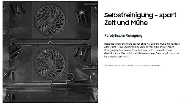 Samsung BO210 Dual Cook Steam Backofen – Ausstellungsstück, neu