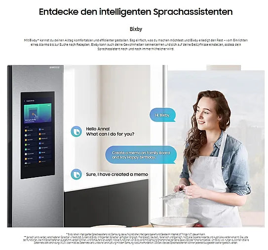 Samsung SBS 110 Food Center mit Family Hub – Ausstellungsgerät