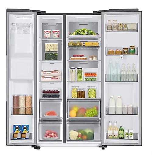 Samsung Foodcenter Frontansicht geöffnet mit Inhalt