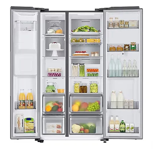 Samsung Foodcenter Frontansicht geöffnet mit Inhalt