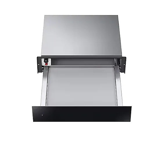 samsung wärmeschublade ausgezogen ansicht von oben