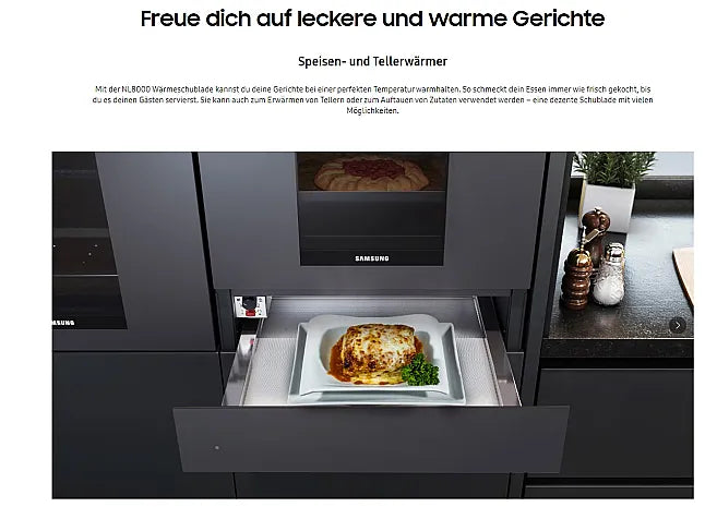 Samsung WS200 Wärmeschublade – Ausstellungsstück, neu & unbenützt