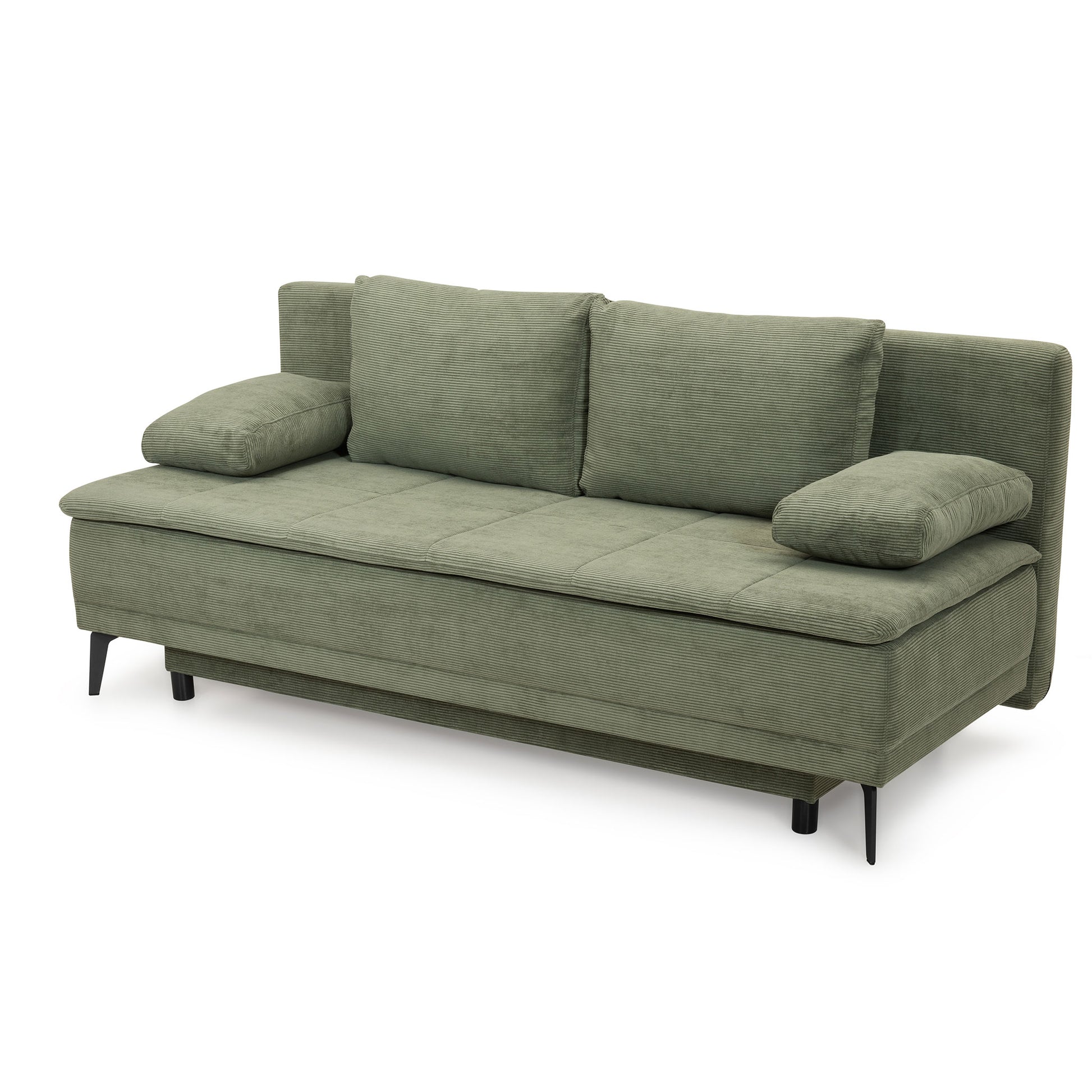grünes Schlafsofa von Vorne 