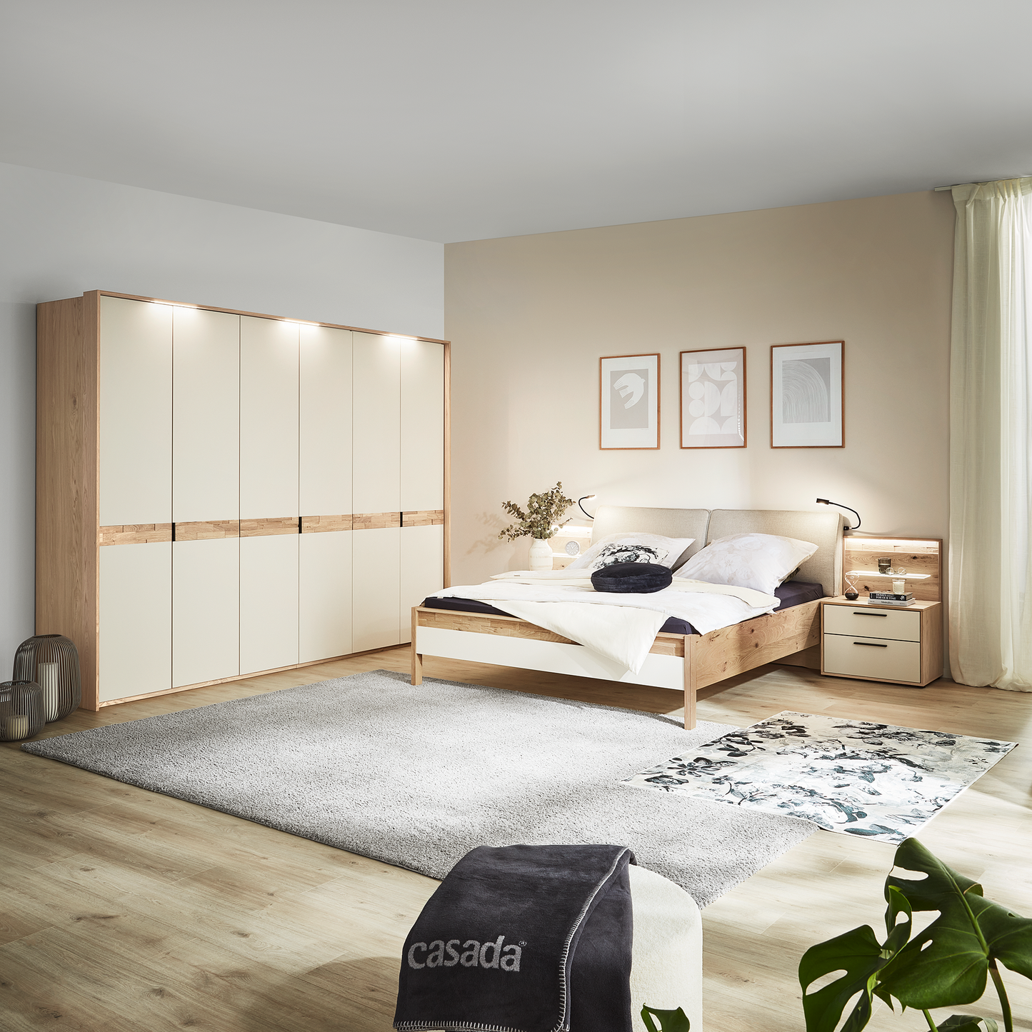 schlafzimmer komplett mit beleuchtung
