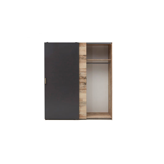 MERLIN Schwebetürenschrank – kompakt, modern & natürlich im Design