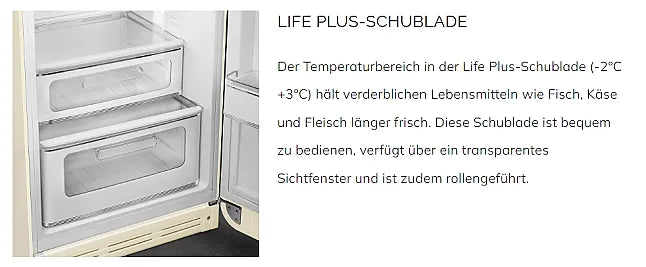 SMEG FAB30RCR5 Kühl-Gefrierkombination im 50’s Style – Ausstellungsstück, neu